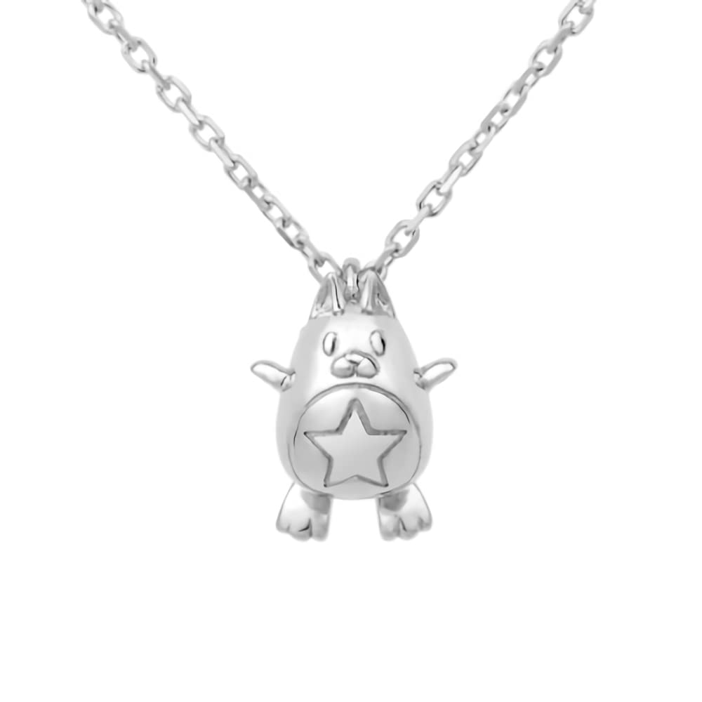 

White Cat Project Star Tanuki Necklace Silver Unisex Ladies Pair Accessories Goods Gift [U-Treasure] Men s