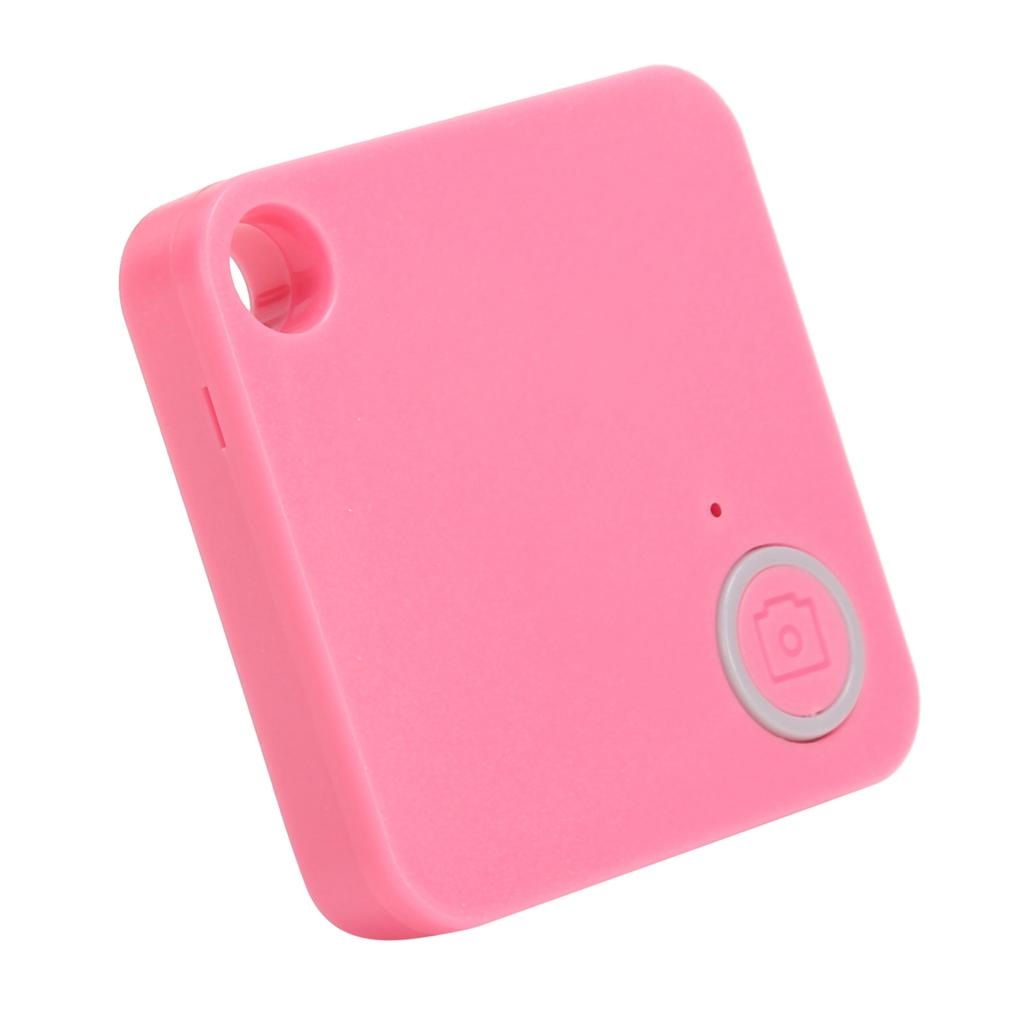 Bluetooth Tracking Device AntiLost Key Finder Item Locator AntiTheft Alarm for Children Pets Wallet(Pink )