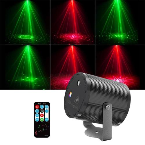PAIFIEVD Mini Party Lights, Voice Activated Disco Lights, Car Mirror Ball Lights, Stage Lights for Dance Parties, Birthdays, Karaoke, Christmas, Weddi