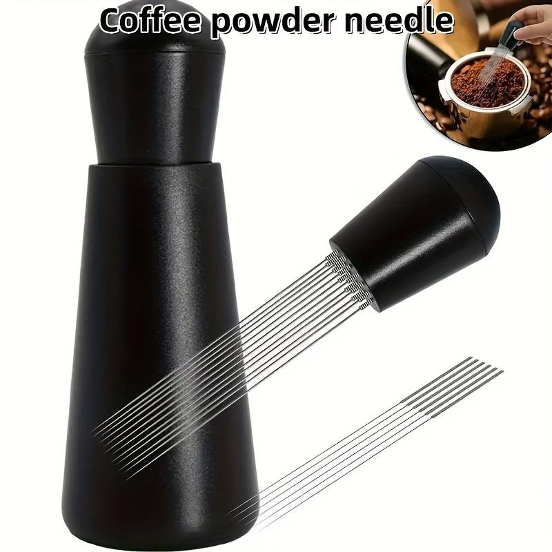 

Stainless Steel Coffee Powder Tamper Espresso Powder Stirrer Distributor Leveler WDT Tools Cafe Stirring Barista Accessories чёрный