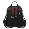 Damen-Mehrzweck-Rucksack, Farbblock-Schultertasche, Patchwork, leichter Reiserucksack