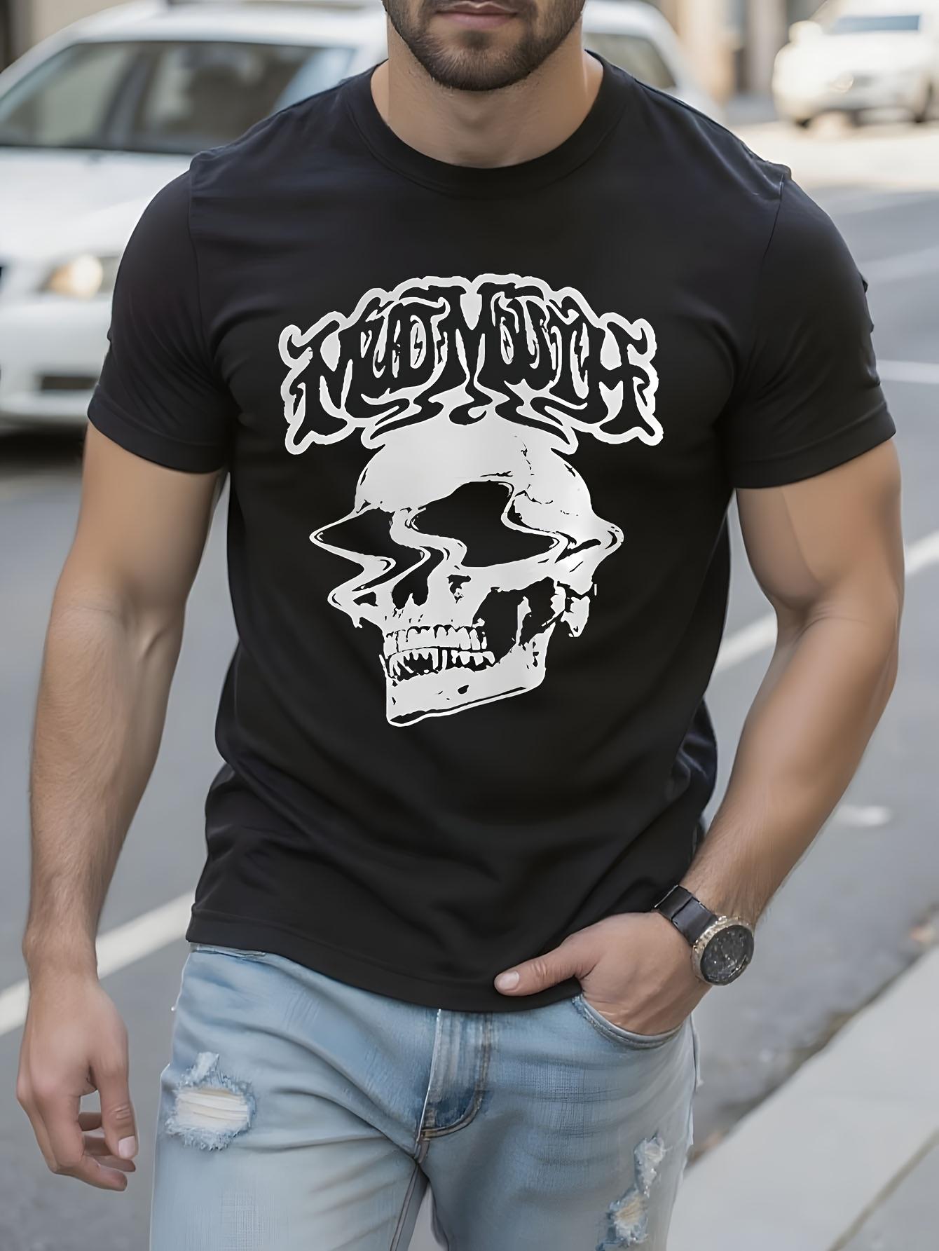 Yelawolf Gothic Skull Graphic Tshirt Midnight Kisses Design XXL