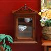 1/12 Dolls House Accessories Dollhouse Single-door Wall Rack Storage Cabinet Model Dollhouse Furniture Decoration Toys