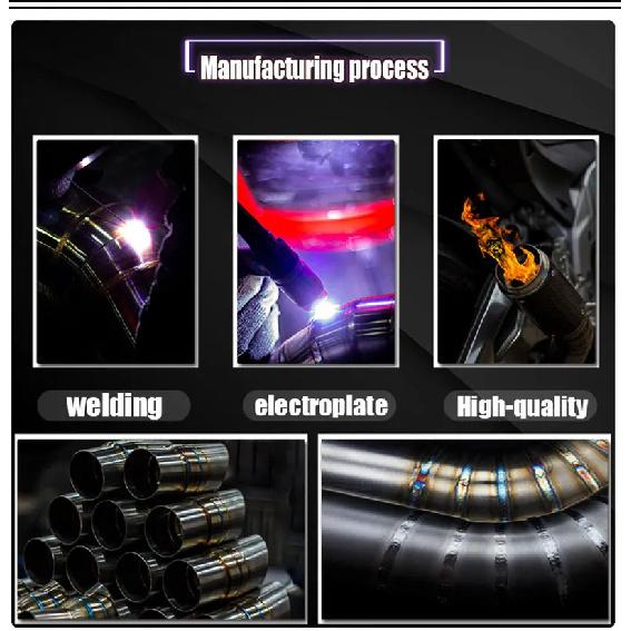 Escape Moto Universal Exhaust Motorcycle Muffler Pitbike Pipe Motocross Tip Systems For CRF230 CFR250 CRF150 EXC WR450 RC390