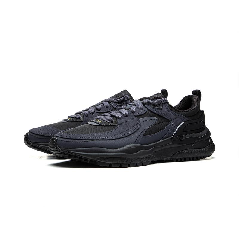 Li Ning CF Origin V4 Sports Comfortable Wear-Resistant Breathable Low-Top Casual Shoes Men Casual Shoes Black AGLU283-3