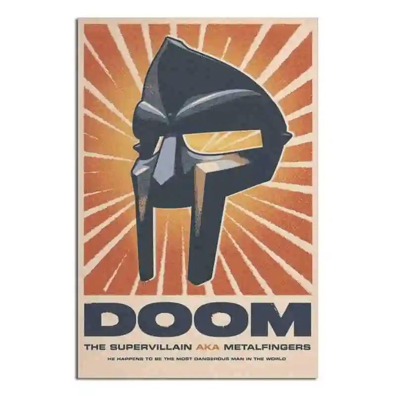 MF DOOM Musik Pop Albumcover, HD Leinwanddruck Poster, Zuhause, Wohnzimmer, Zimmer, Büro Dekorationsgemälde