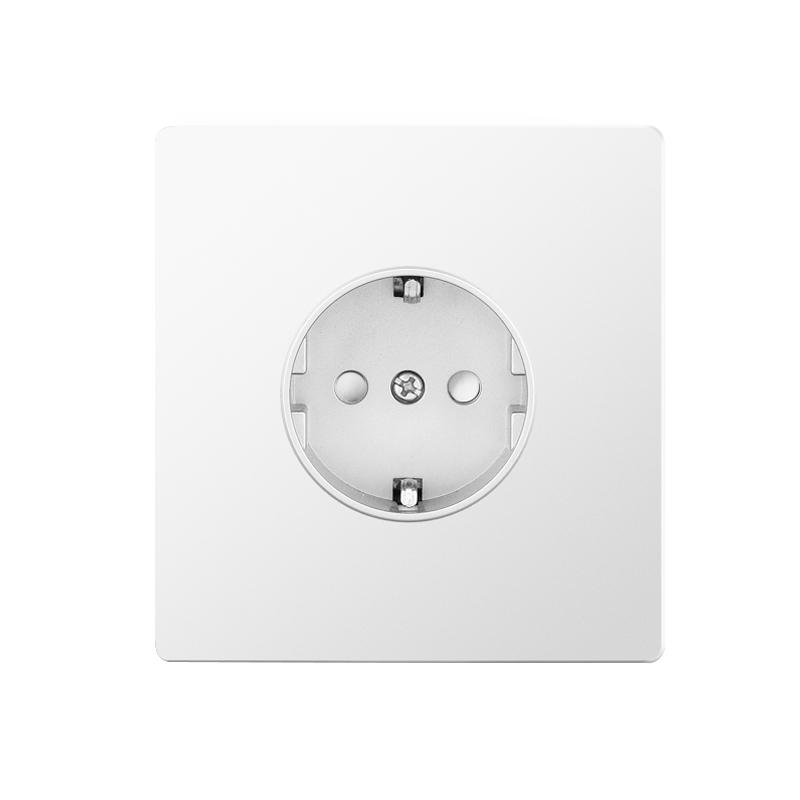 FALIANG 13A 2 Outlets AC 250V PC Material Multi Socket British Standard Modern White Color Luxury Multi-function Sockets