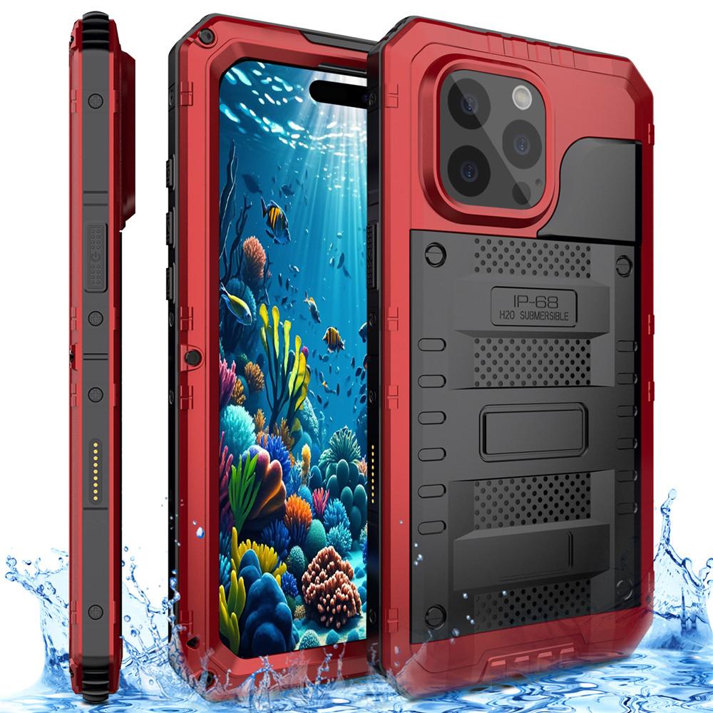 

10M Підводний Водонепроникний Чохол для iPhone 16e 16 Pro Max 15 14 13 12 11 Повний Захист Корпусу Пилозахисний Ударостійкий Чохол для Дайвінгу iPhone 16 Pro Max