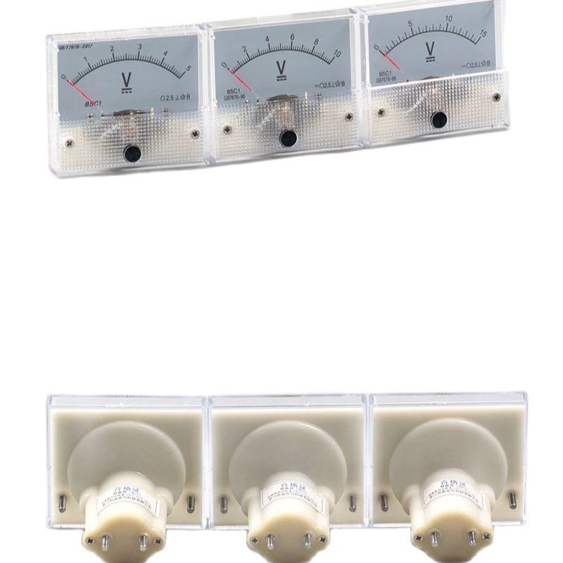 85C1-V Panel DC Voltage Volt Analog Gauge Meter Voltmeter 5V-1000V Voltage Meter