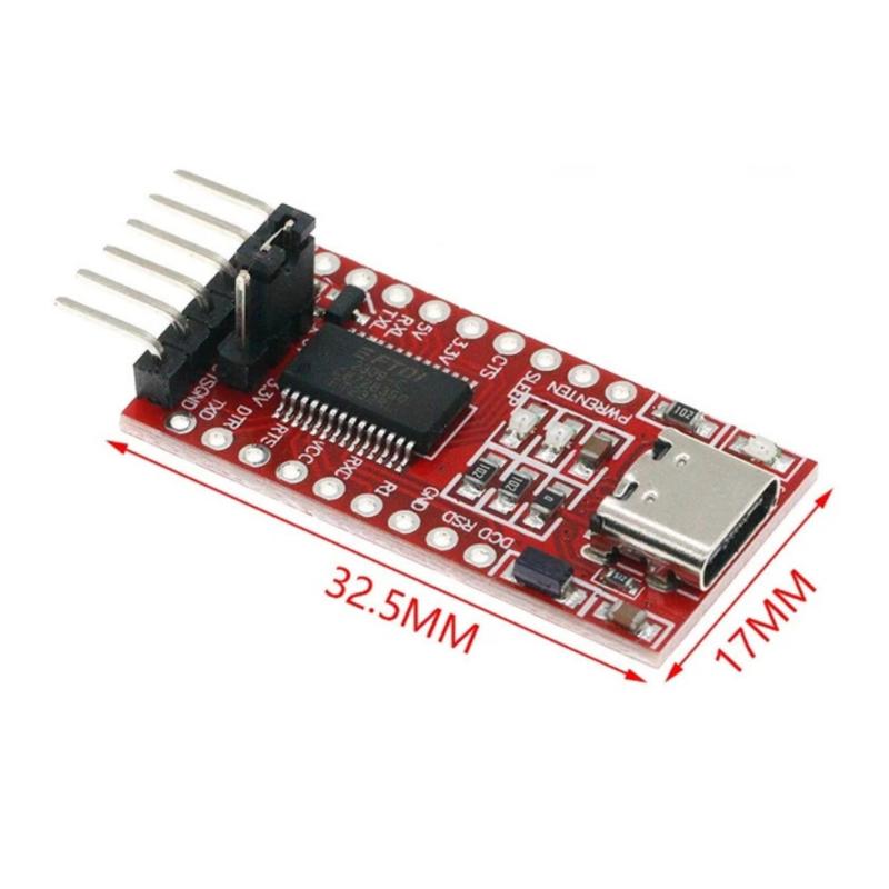1Pcs Usb To Ttl Mini / Type-C Ft232Rl Ft232 Ftdi Usb 3.3V 5.5V To Ttl Serial Adapter Module For Arduino Ft232 Pro Mini Port