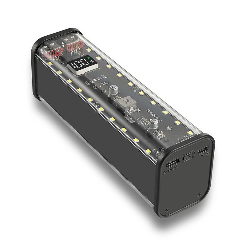 8-Section 18650 Battery Box DIY Kit: Solder-Free Quick Charge Power Bank Shell