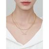 Urban Cubic Bar Layered Necklace Elbrnn163
