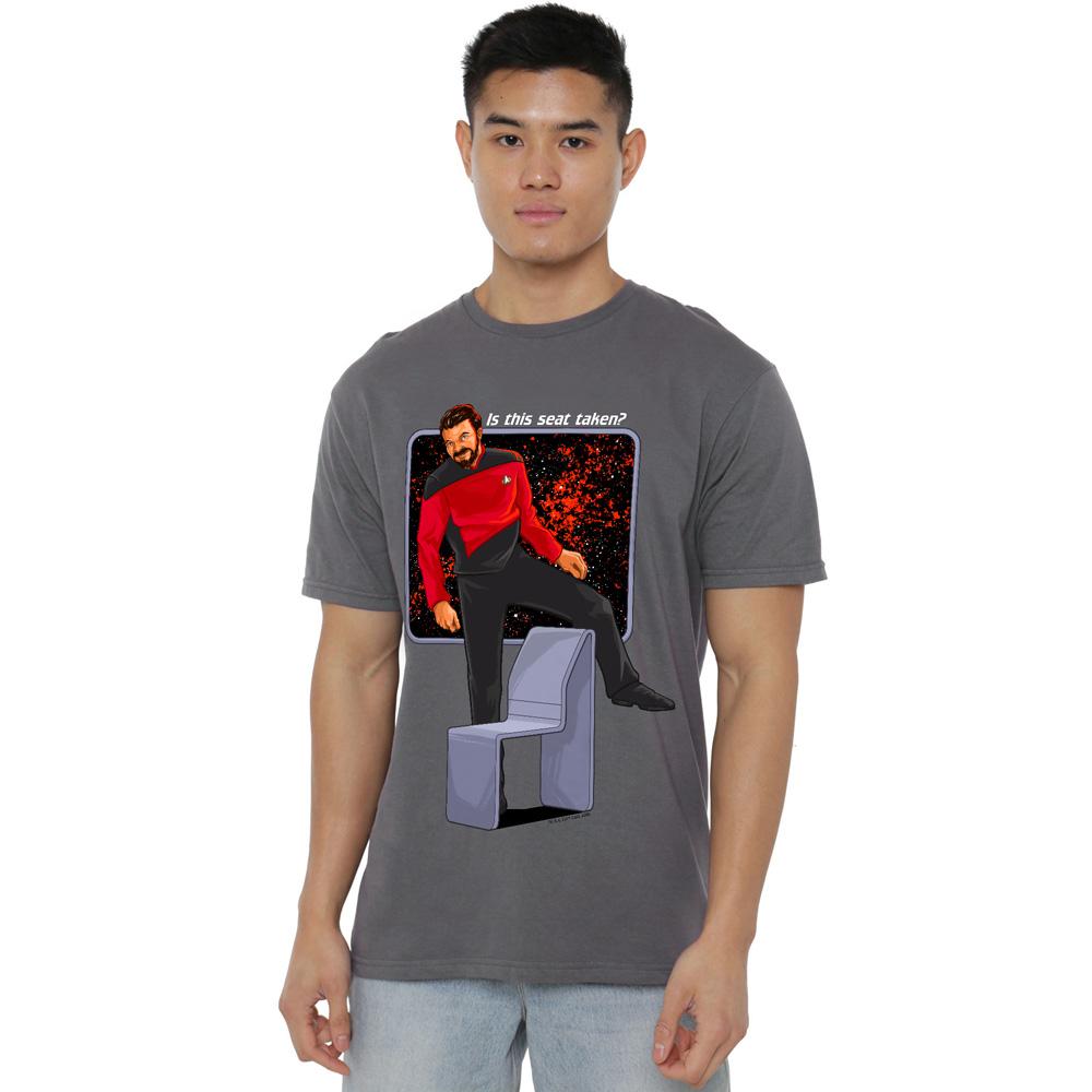 STAR TREK Mens Is This Seat Taken T-Shirt