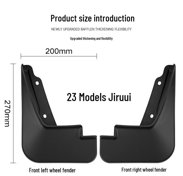 Kia Niro HEV 2023-2024 Mud Flaps: Cross-Border Tire Guards