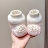 Winter Baby Shoes & Socks: Autumn/Winter Style for 6-12 Months, Newborn & Toddler Cotton Shoes with Velvet Lining.