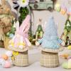 1pair Colorful Easter Rabbit Gnomes Figurine Unique Style for Festive Celebrations Spring Celebrations Home Indoor Decor