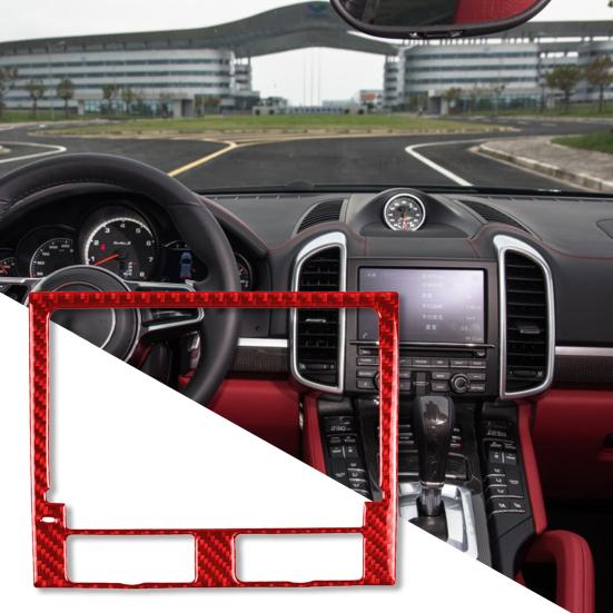 

Наклейка на отделку панели, внутренняя прочная, липкая, экологически чистая красная наклейка на накладку навигационной панели для