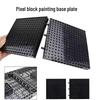 Lego-Compatible 16x16 Brick Plate Base with Holes for Creative Assembly
