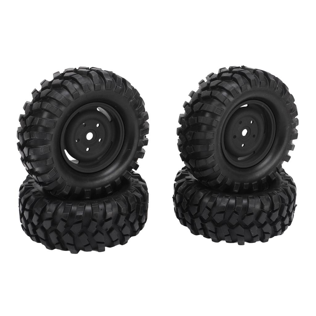 4PCS RC Wheel Tires Rubber Tyre Replacement for Climbing Vehicle Off Road Car 96MM Diameter