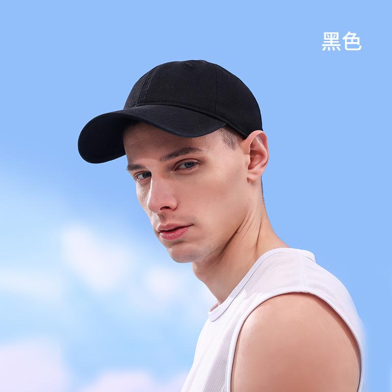 

Popular 100% pure cotton high-quality soft-top baseball cap, sunscreen visor, can be embroidered with the same cap average size (58cm)