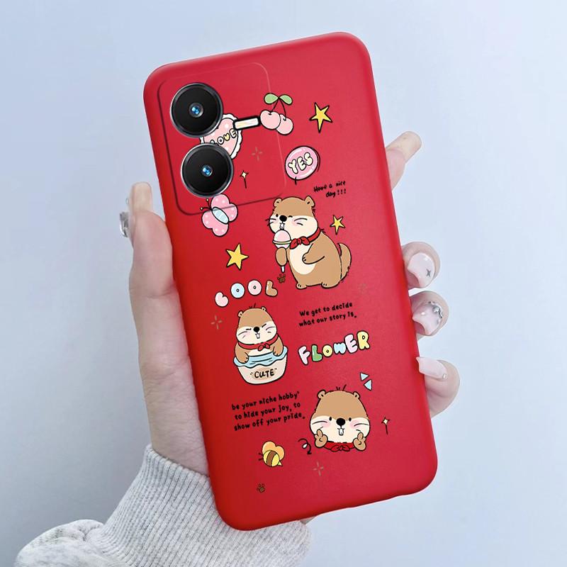 Case For Vivo Y22 Y22s Y35 Cute Astronaut Panda Soft TPU Silicone Phone Cover For vivoY22s Y 22s V2206 V2207 Y 35 V2205 Coque