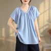 Short Sleeve Oversized Vintage Casual Loose T Shirt Tops Women Summer T-shirt