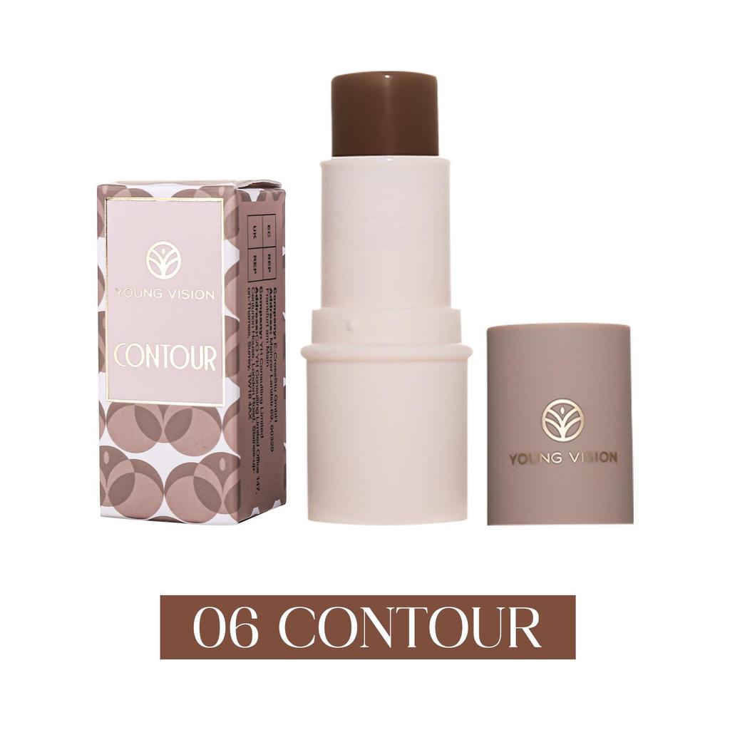 YOUNG VISION Multifunctional Makeup Stick: Highlight, Contour, Matte Blush for Easy Application.