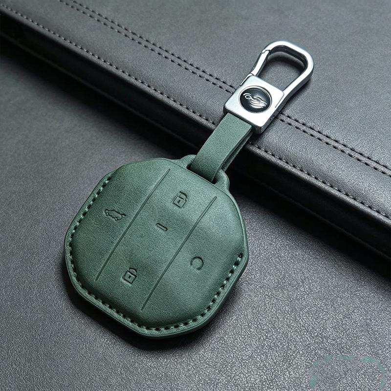 Car Key Case Cover Fob For Jetour Freedom Shanhai T1 T2 Keychain Durable Luxury Anti-Scratch Leather Accessories
