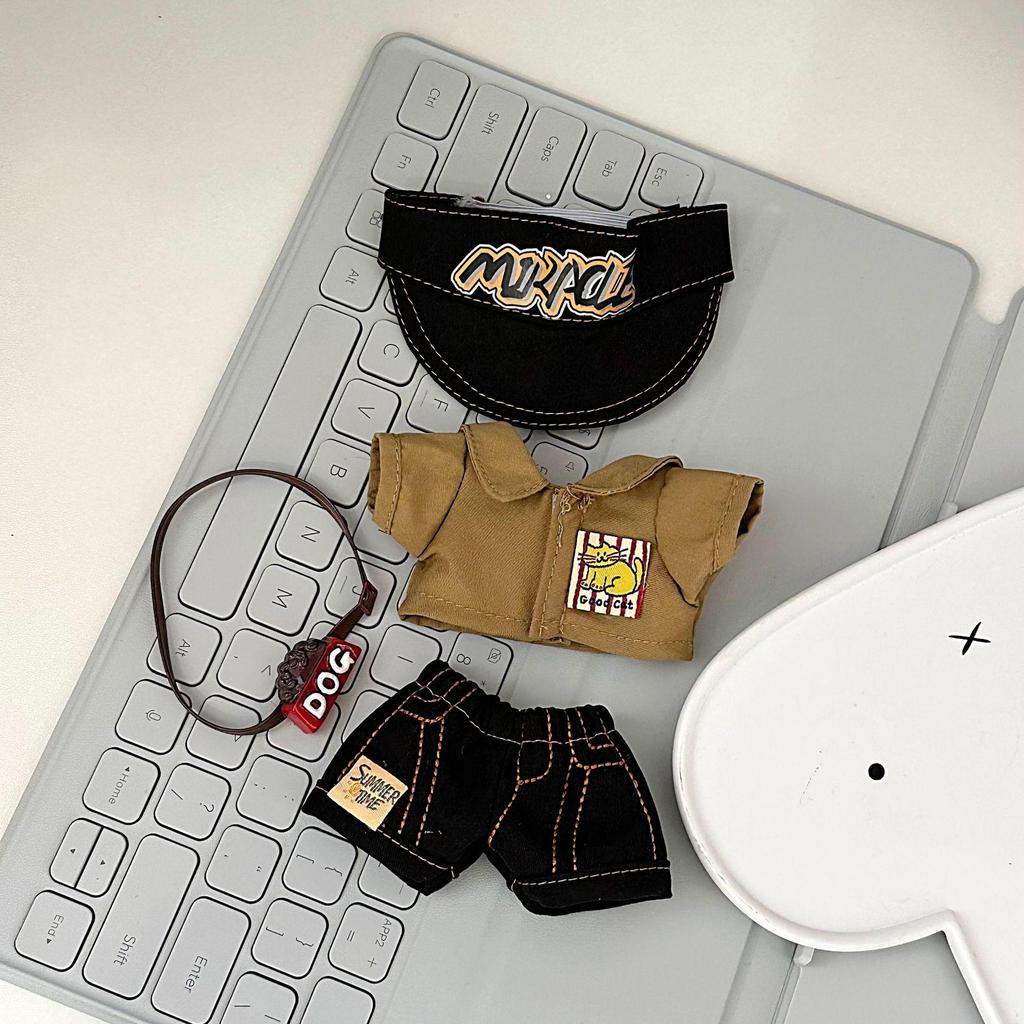 17cm Labubu Doll Clothing Set for 3.0 and First/Second Generation Sitting Party Blind Box Skirt