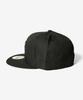 New Era 59FIFTY Black Black Size 7 & Cap, 1/2 (Used)
