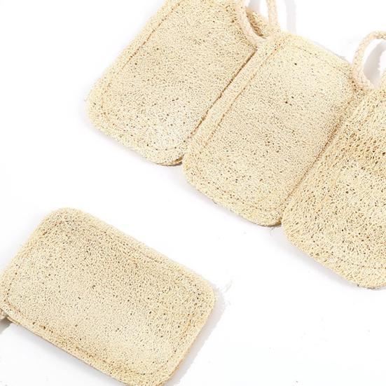 Loofah Dish Scrubber Convenient Dish Pot Washing Cloth Quick Drying Loofah Cleaning Pad for Home Kitchen