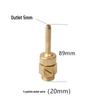 All-Copper Adjustable DC Nozzle Pond & Rockery Fountain Set with Valve.