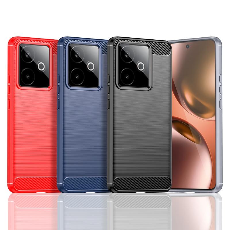 For Realme GT 7T Case Cover OPPO Realme GT 7T Capas Carbon Fiber Bumper Back Armor Shockproof TPU Silicone Fundas Realme GT 7T