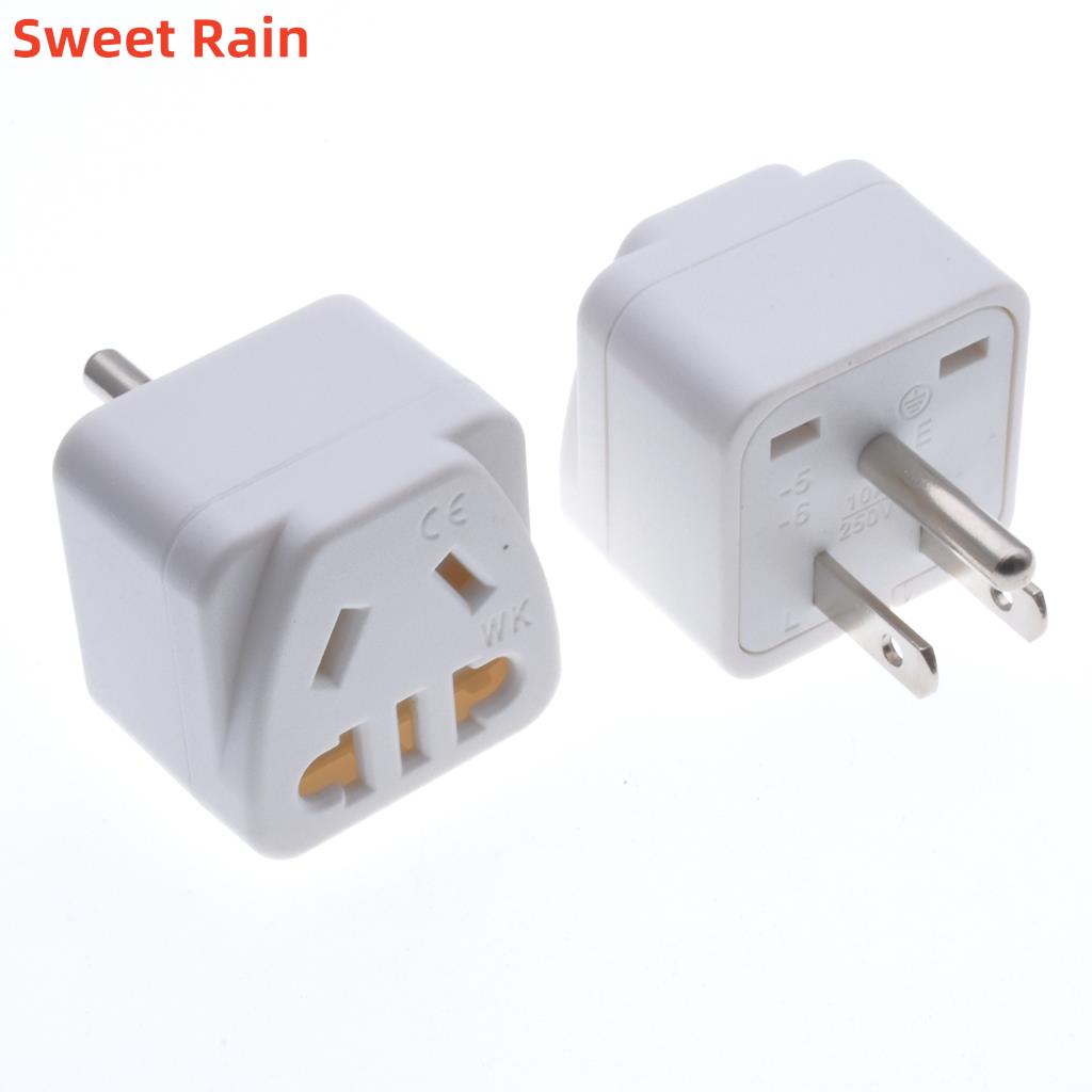AUS Australia European To US American Canada Japan Thailand Brazil Philippines Plug Adapter Type A Charge Power Conversion Plug