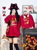 New Year Parent-Child Red Sweatshirt: Stylish Autumn/Winter Fashion for Mother-Daughter & Mother-Son