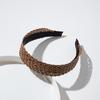 4cm Wide Headband Imitation Rattan Head Hoop Simple Style Hair Band Nonslip Knotted Headdress Hair Accessories For Women