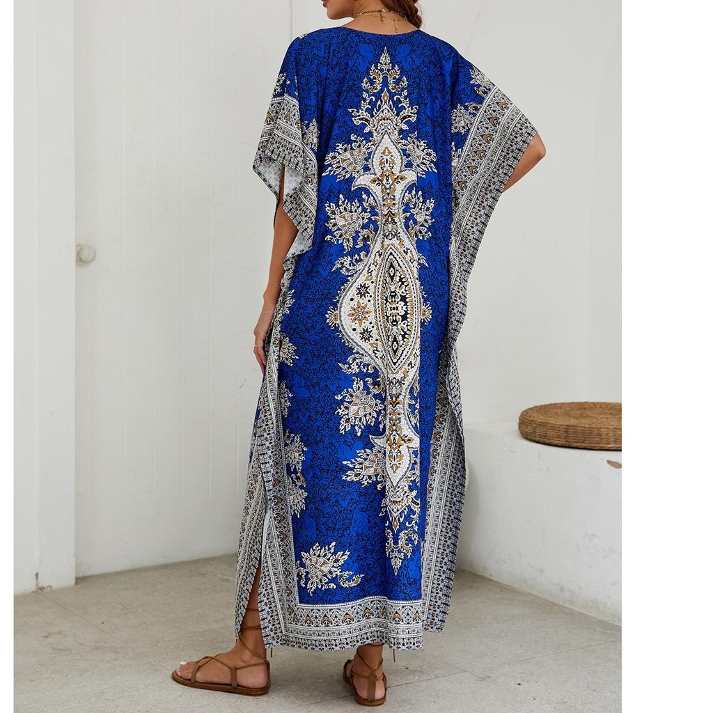 Women's Bikini Sun Kimono Robe Elegant Festival Evening Dress Loose Beach Dress