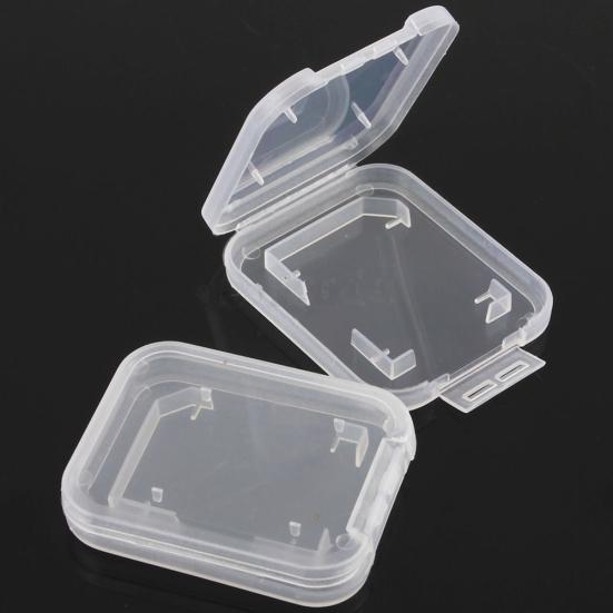 10Pcs/Set SD SDHC Transparent Storage Box Memory Card Protective Case Holder