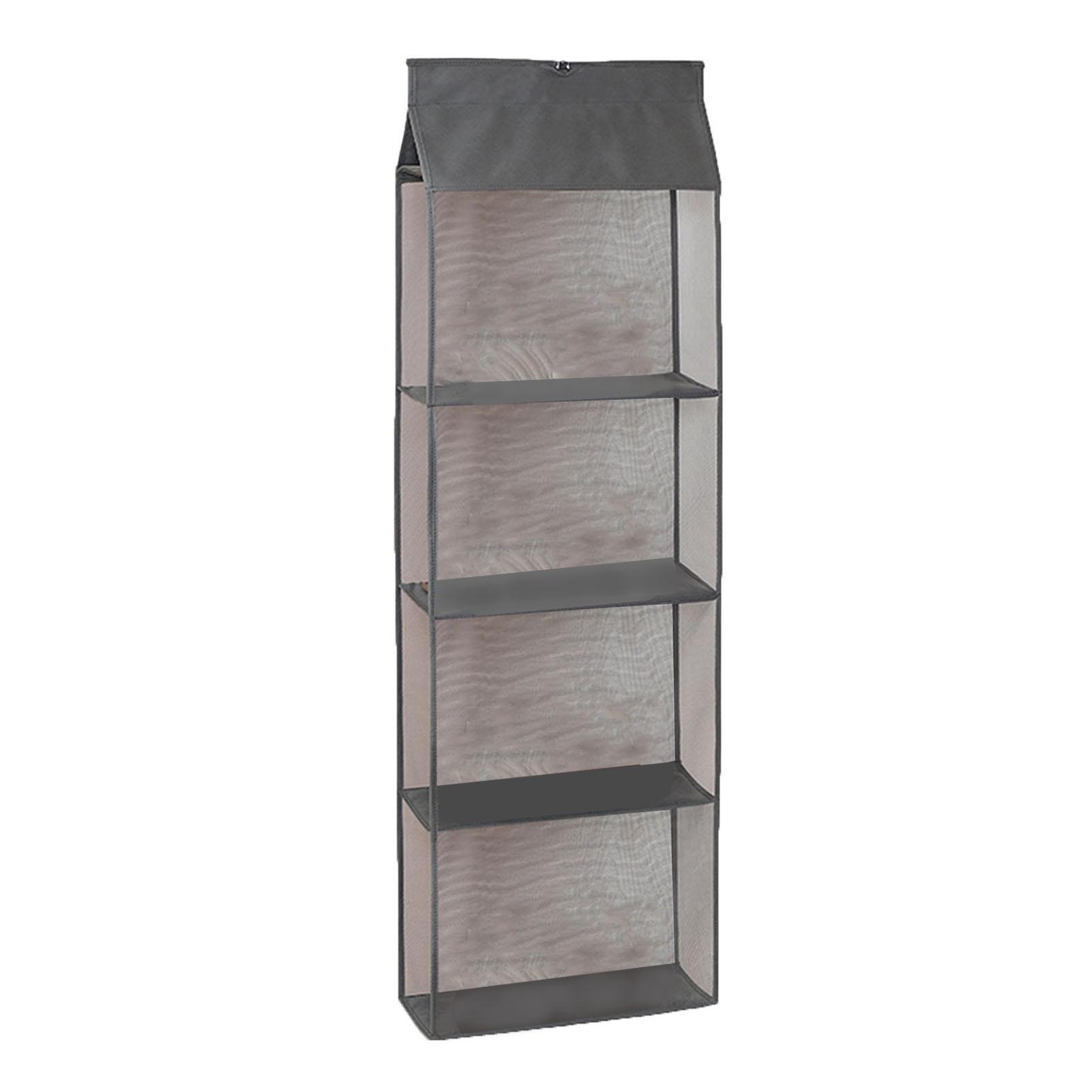 

Closet Hanging Handbag Organizer Sturdy Transparent Wardrobe Bag Purse Storage Holder for Home