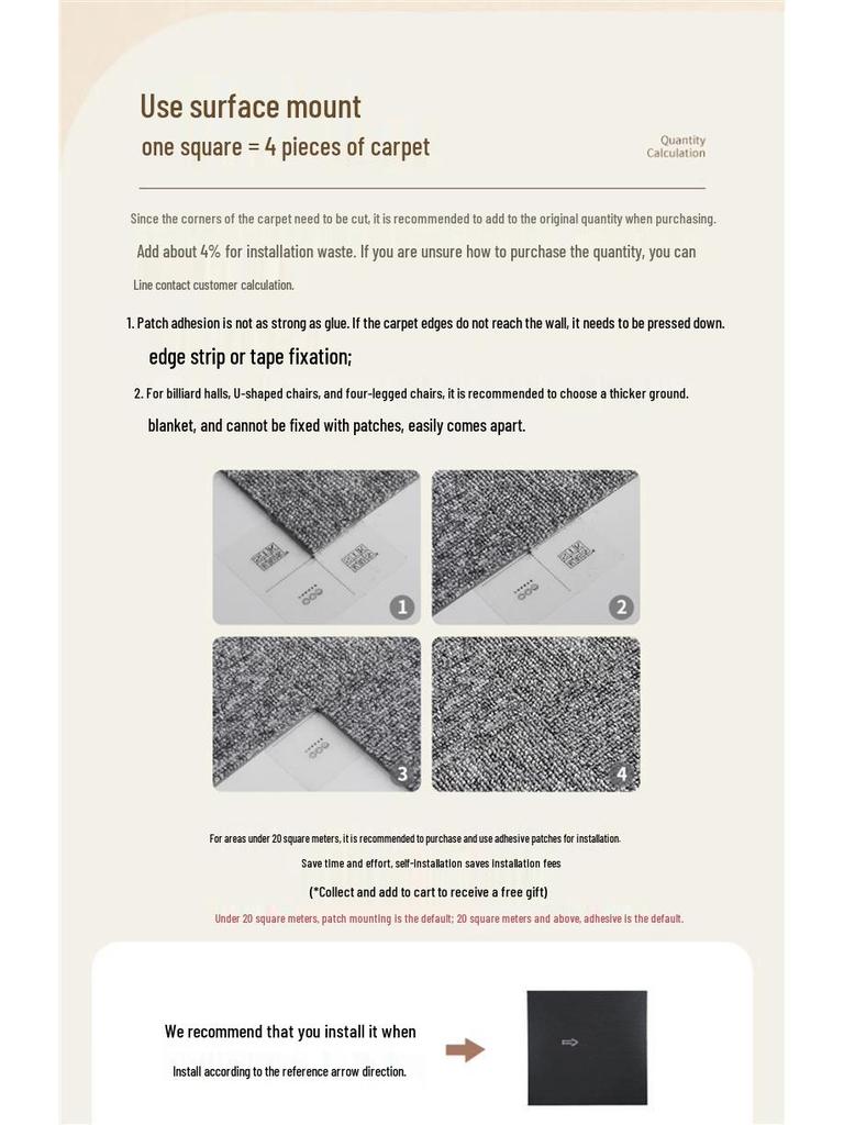 Soundproof Carpet Roll for Large Office Areas - Full Coverage for Concrete Floors