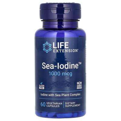 Meeresjod, 1.000 mcg, 60 Gemüsekapseln