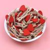 50Pcs Wood Heart Shape Pegs Wood Photo Display Clips Wood Clothes Pegs Photo Pins Set for Arts Crafts Hanging Pictures