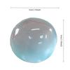 Juguete Squishy de Maltosa Azul Lindo Mochi Anti Estrés Juguete Fidget Suave Simulada Bola Azul Transparente Rebote Rápido Juguete de Descompresión
