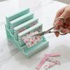 Colorful Nail Art Display Holder Storage Box for Transfer Paper Organizer for Nail Foil Stickers Suitable for Home and Salon Use
