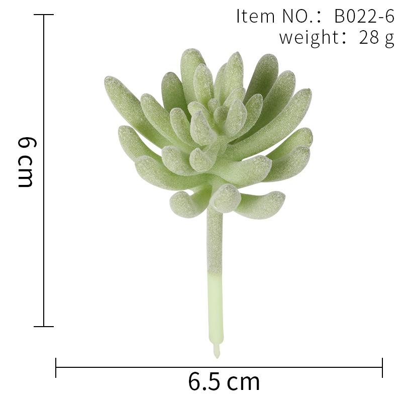 Simulation Succulent Plant Head Small Succulent Plant Head Home Decoration Supermarket Decoration Shooting Props Products
