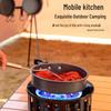 Portable Windproof Gas Cassette Stove Kit