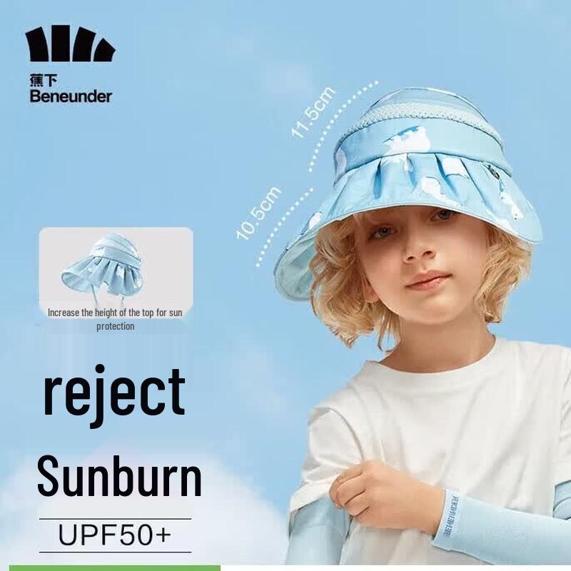 Beneunder Kids Sun Protection Visor Hat