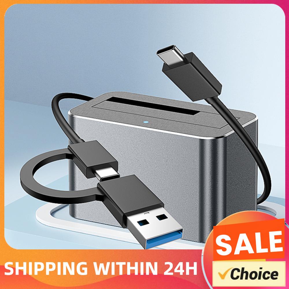 Hard Drive Dock SAS To USB 3.0 Adapter Support Up To 20TB USB External Disk Box Enclosure Case for 2.5/3.5 in SATA/SAS HDD SSD