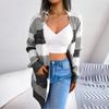 Women Open Front Long Knit Cardigan Sweater