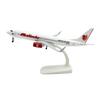 1/400 Scale Airplane Model B737-800 Malindo Airways Aircraft Toy 20CM Alloy Metal B737 Plane Model Aviation Miniature Figure